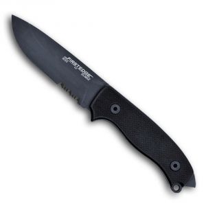 First Edge Tactical Skinner Partially Serrated Fixed Blade - 6055